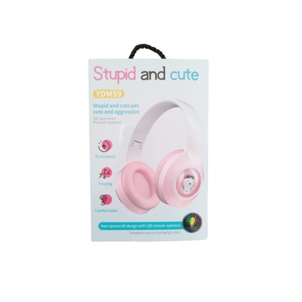 Dječije Bluetooth slušalice YDM59 Pink - Image 2