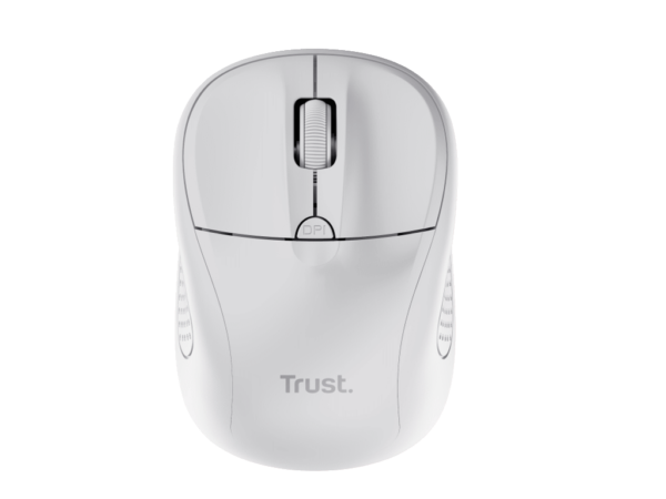 Trust Primo wireless miš,bijeli, 1000-1600 dpi, optički, 4 tipke, USB, 6 m wls range