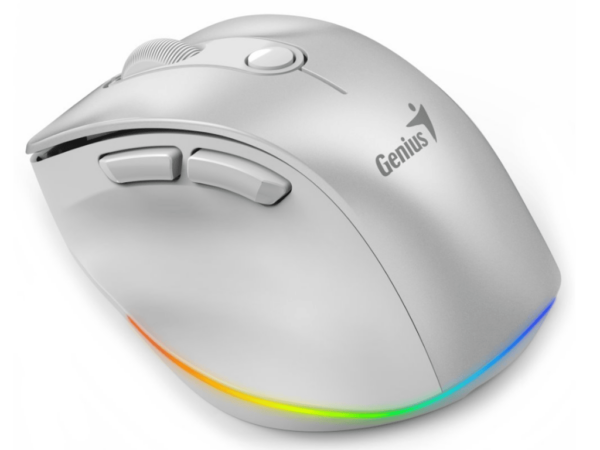 Genius Ergo 9000S Pro PearlWhite wireless miš - Image 2