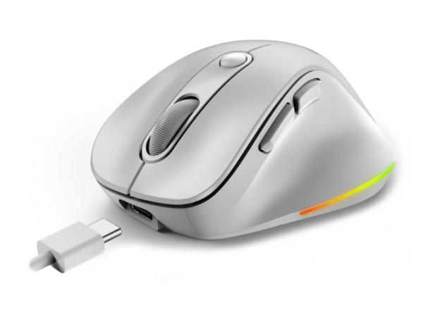 Genius Ergo 9000S Pro PearlWhite wireless miš - Image 3