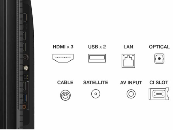 TCL 50"C655 4K QLED TVMotion Clarity 120HZ Google TVHDMI 2.1; 2.0 ONKYO Dolby Atmos - Image 11