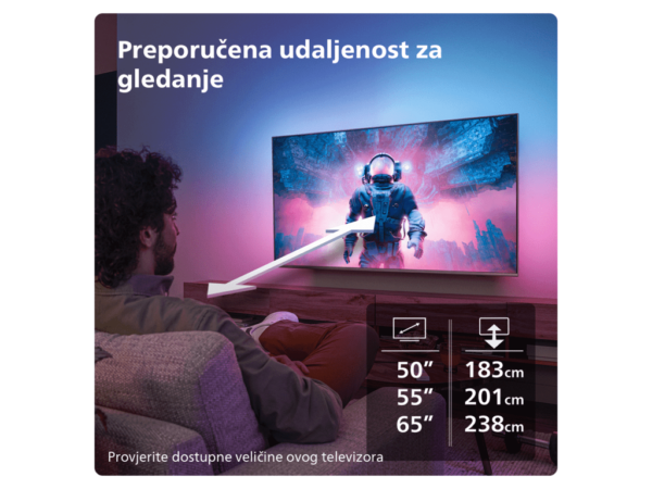 Philips 50"PUS7409 4K GooglePixel Precise Ultra HDDolby Atmos zvuk - Image 8