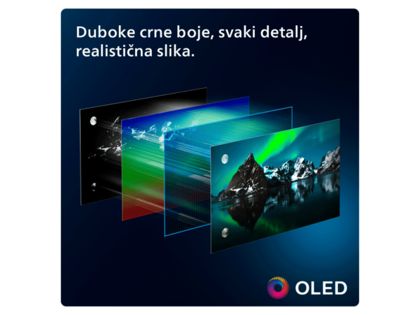 Philips 55''OLED769 4K TitanAmbilight s 3 strane; 2.1 HDMI; P5 AI perfect; panel 120 HZ - Image 3