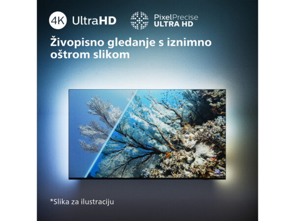 Philips 75"PUS8319 4K Titan TVAmbilight s 3 strane; HDMI 2.1Pixel Precise Ultra HD; Dolby Atmos - Image 3