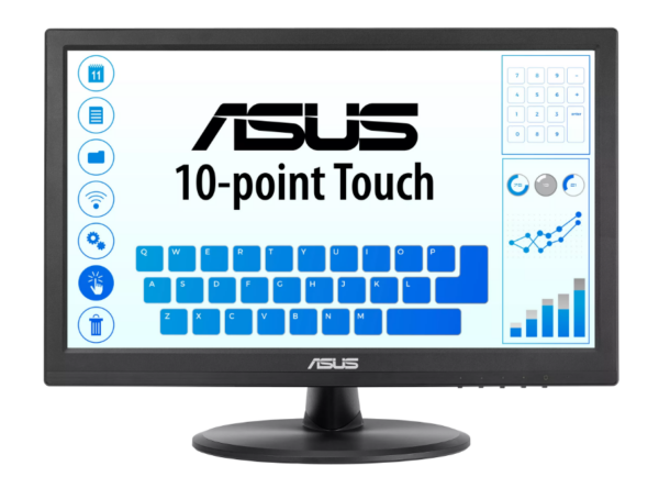 Asus mon VT168HR 15.6" Touch15,6",Touch,TN,220cd,VGA,HDMI5ms, VESA 75x75mm,Tilt