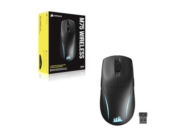 Corsair M75 Wireless RGB MouseLightweight Gaming, Black26000 DPI - Image 2