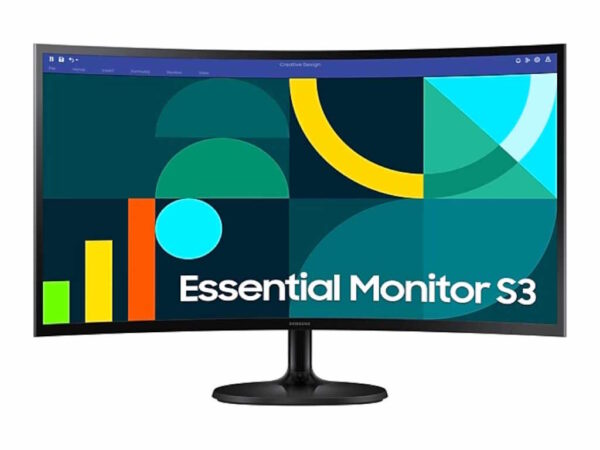 27''FHD Zakrivljeni Monitor S3VA, 1920x1080, 75Hz, 3000:14ms, 250cd, HDMI, VGA, Tilt, VESA 75x75