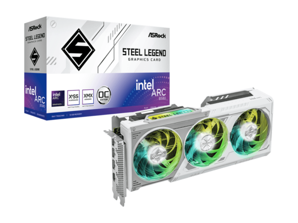 ASROCK B580 SL 12GO OC VGASteel Legend, Intel Arc B58012GB 192-bit GDDR6, A-RGB, 3xDP, HDMI